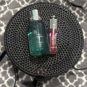 Molton Brown Coastal Cypress & Sea Fennel Set with Red Lip Gloss